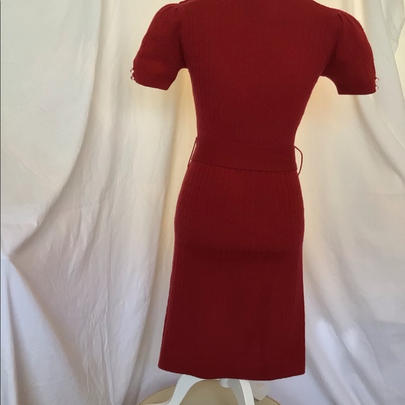 Red Betsey Johnson Cable Knit Dress - Picture 6 of 7